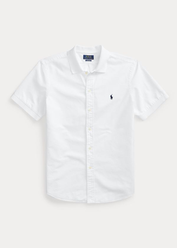 Camisa Oxford Polo Ralph Lauren Hombre Blancos - Classic Fit Polo Collar - WUIDG9206